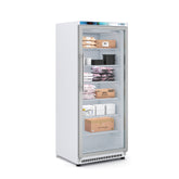 21 Cu. Ft. Commercial  Freezer with Glass Door in White - Manual Defrost (KM-FMD20WGD)